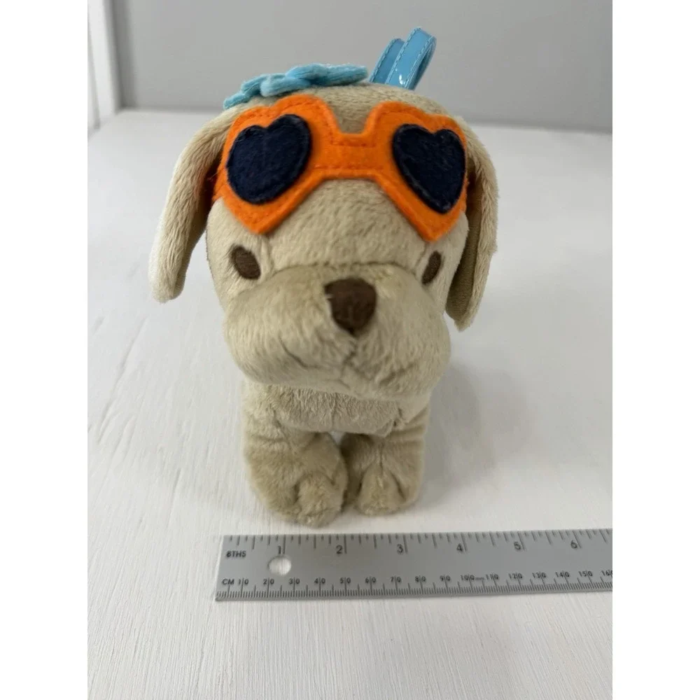 Gymboree Girl Beach Puppy Plush Purse Tropical-Bloom Tan Lab Labrador Dog 2010